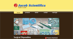 Desktop Screenshot of jacobscientifics.com
