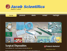 Tablet Screenshot of jacobscientifics.com